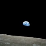 The Apollo 8 mission was the first to reach the moon, though the astronauts never landed. During the mission, Bill Anders snapped a picture of Earth with the moon's surface in the foreground––a perspective no human had ever seen before.