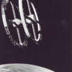 The space station designed for 2001: A Space Odyssey. Based on a concept developed by Werner Von Braun, the station orbited 200 miles above the Earth.