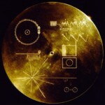 The golden record on the Voyager spacecraft contains "Sounds of Earth," including a map to find Earth.