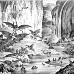 The "Great Moon Hoax" of 1835 convinced readers of the New York Sun that man-bats lived on the moon.