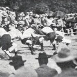 Tug-of-war used to be an Olympic sport. At the tug-of-war finals during the 1900 Olympics, the Scandinavians battled the French for gold.