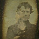One of the earliest photographs ever taken dates to Oct. 1839. Robert Cornelius of Philadelphia captured a self-portrait outside his lamp and chandelier store. The first daguerreotypes sometimes required an exposure time of over ten minutes, so subjects had to hold incredibly still.