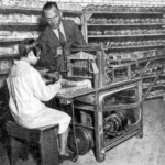 In 1930, Popular Science published a photograph of an electric bread slicer in a St. Louis, Missouri bakery. These slicing machines quickly spread to every bakery.