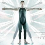 In its 2008 advertisements for the LZR Racer swimsuit featuring the world’s most
famous swimmer, Michael Phelps, Speedo highlighted the high-tech nature of the
suit while nodding to Leonardo da Vinci’s famous Vitruvian Man. Speedo