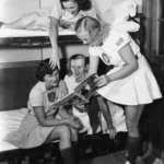 A League of Their Own changed very little about the uniforms
worn by the Rockford Peaches and other athletes in the All-
American Girls Professional Baseball League. But the skirts were
not well suited to the sport. State Library and Archives of
Florida