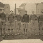 In the early 1900s, high school sports took off, with teams competing against other
schools, as this Seattle High School football team from 1904. Museum of History
& Industry, Seattle